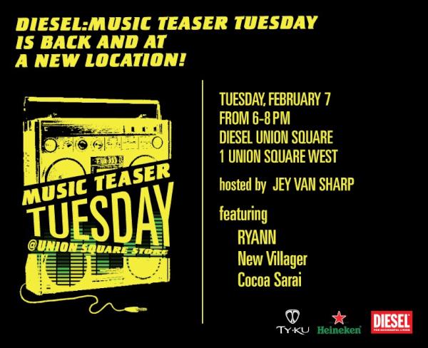 Diesel Music Teaser Tuesday