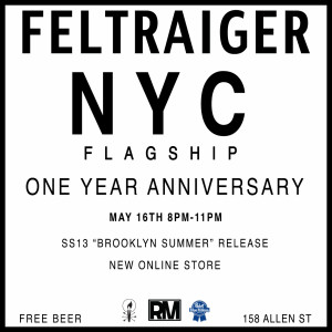 Feltraiger one Year Anniversary