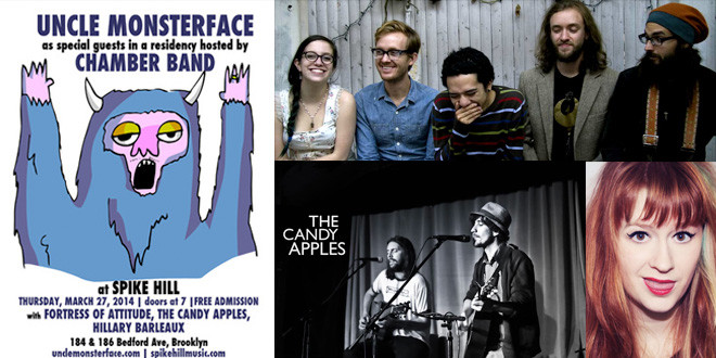 SPIKE HILL – UNCLE MONSTER, FACE CHAMBER BAND (RESIDENCY), FORTRESS OF ATTITUDE, & MORE!