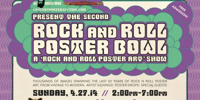 ROCK AND ROLL POSTER BOWL II