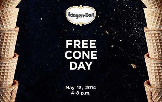 Haagen-Dazs Free Cone Day 2014