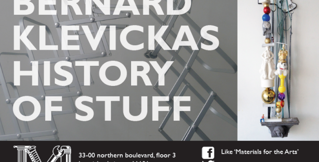 BERNARD KLEVICKAS’ HISTORY OF STUFF ART OPENING