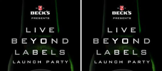 Beck’s Live Beyond Labels Launch Party NYC